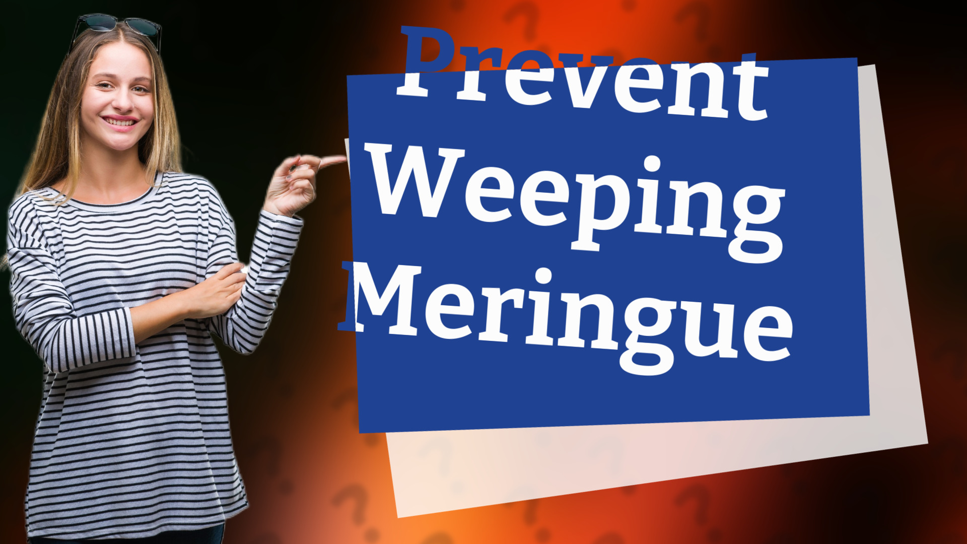 Prevent Weeping Meringue