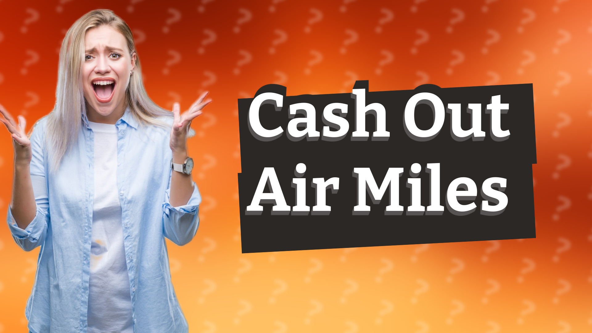 Cash Out Air Miles