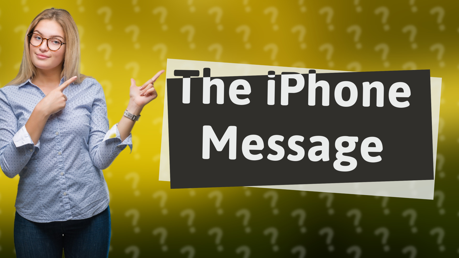 The iPhone Message