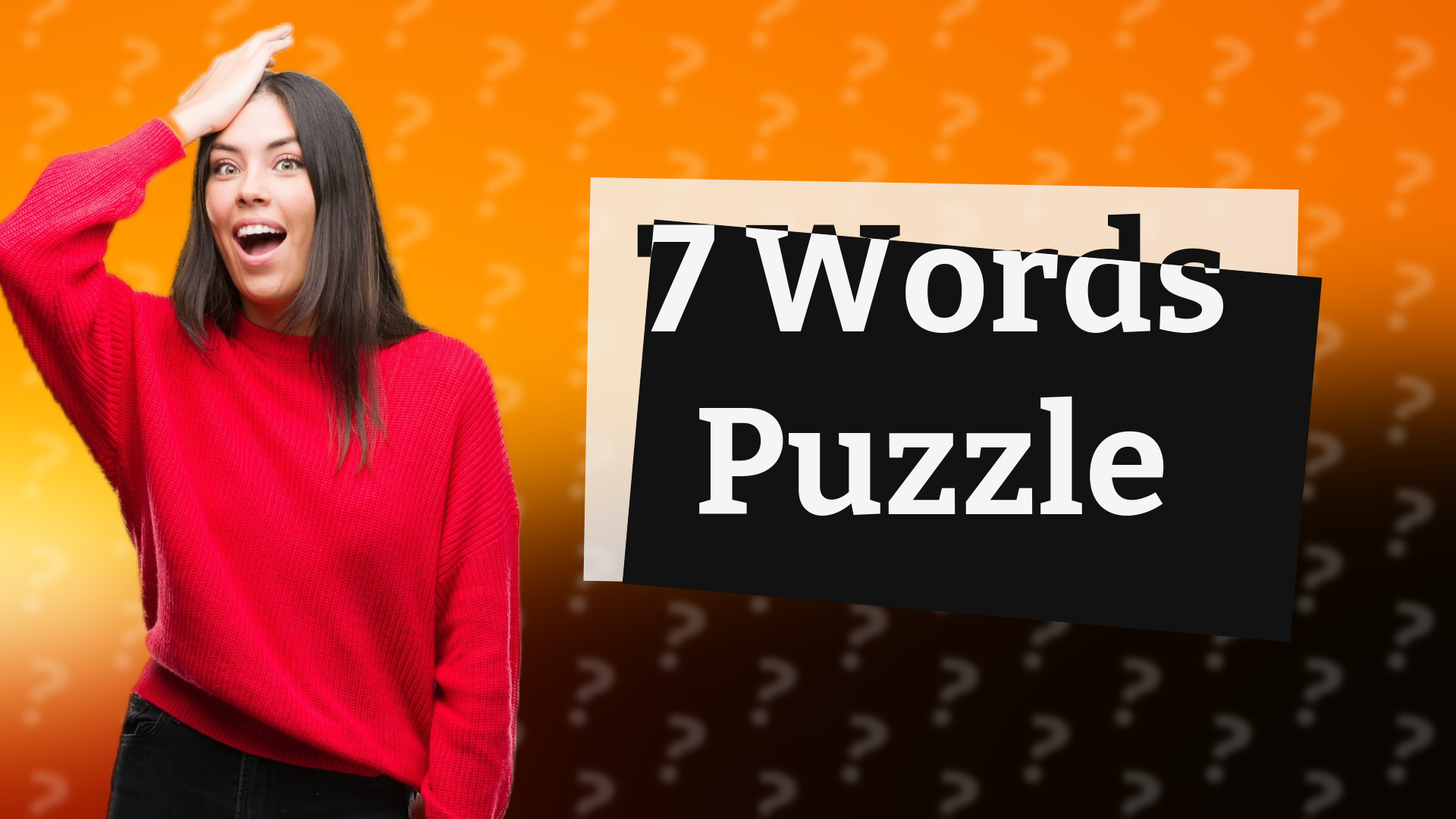 7 Words Puzzle
