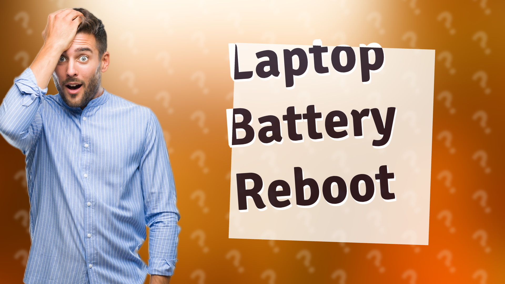 Laptop Battery Reboot