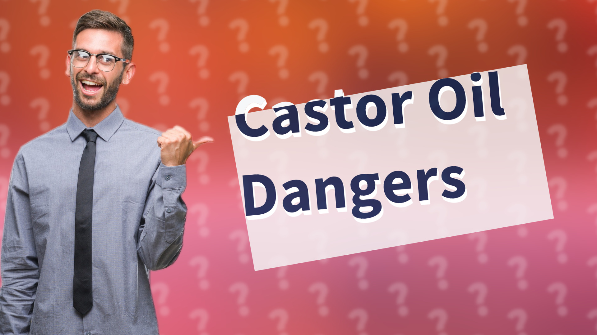 Castor Oil Dangers