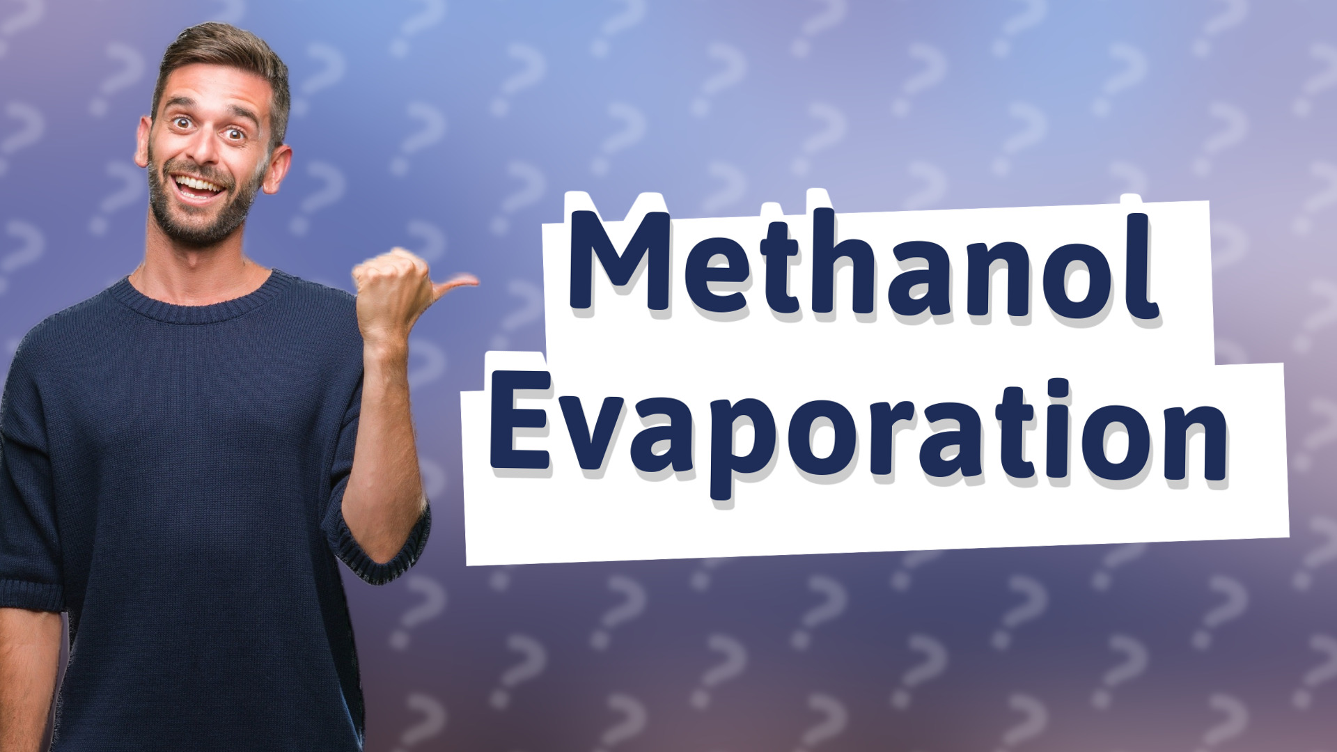 Methanol Evaporation