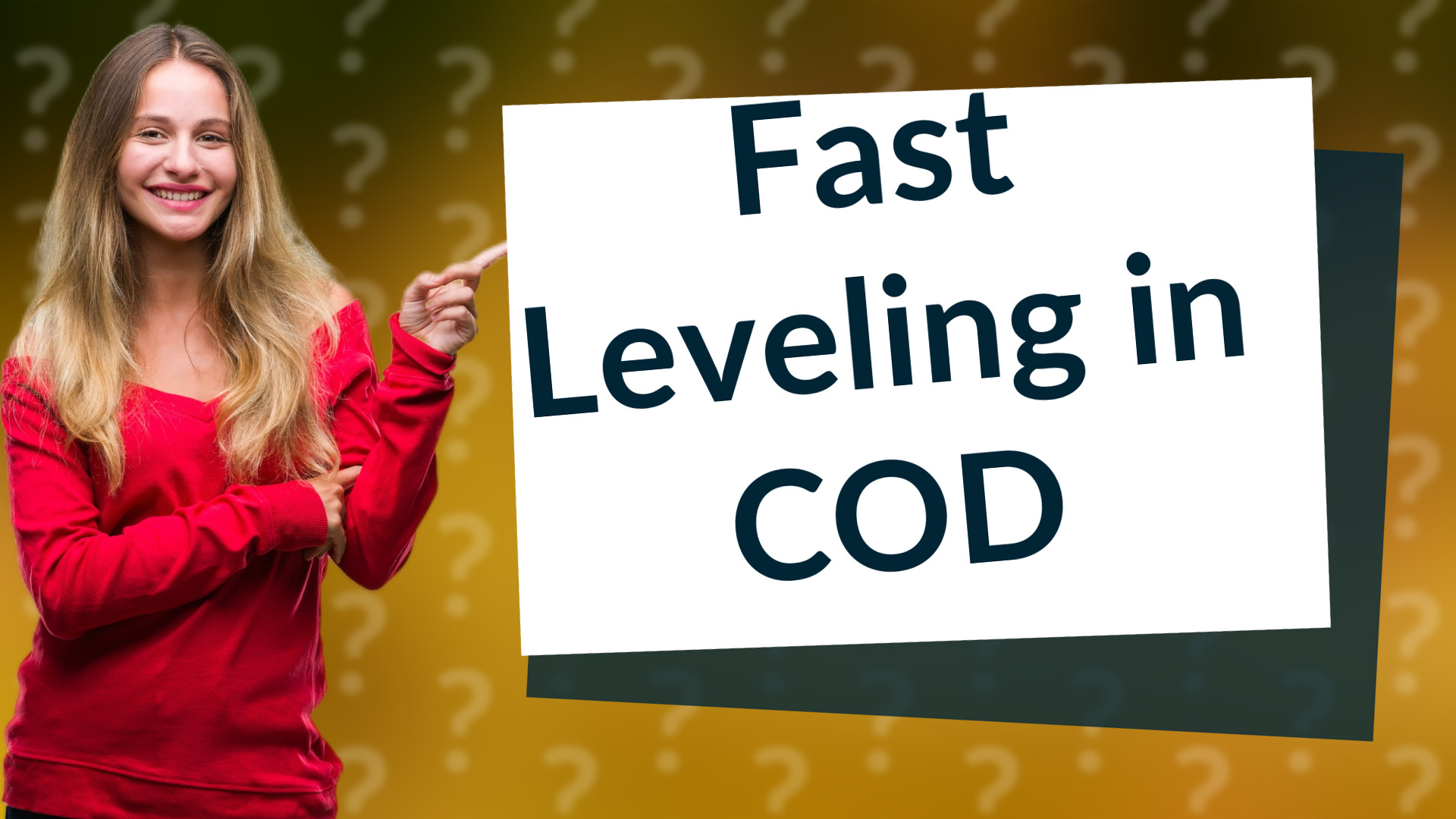 Fast Leveling in COD