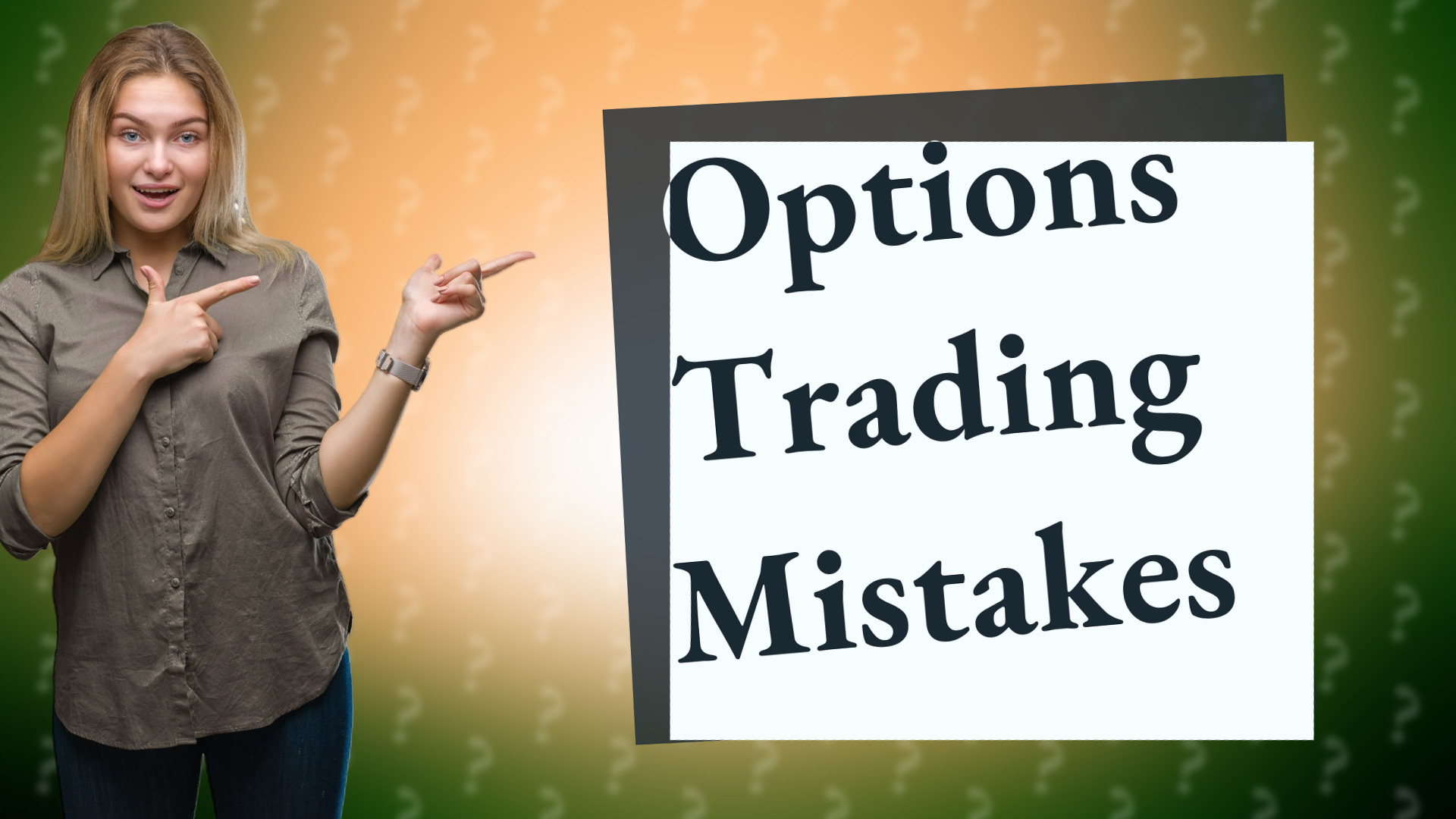 Options Trading Mistakes