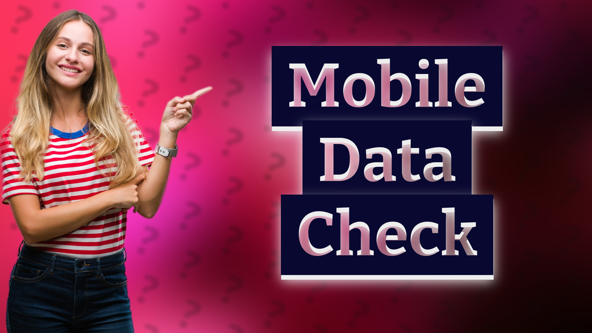 Mobile Data Check