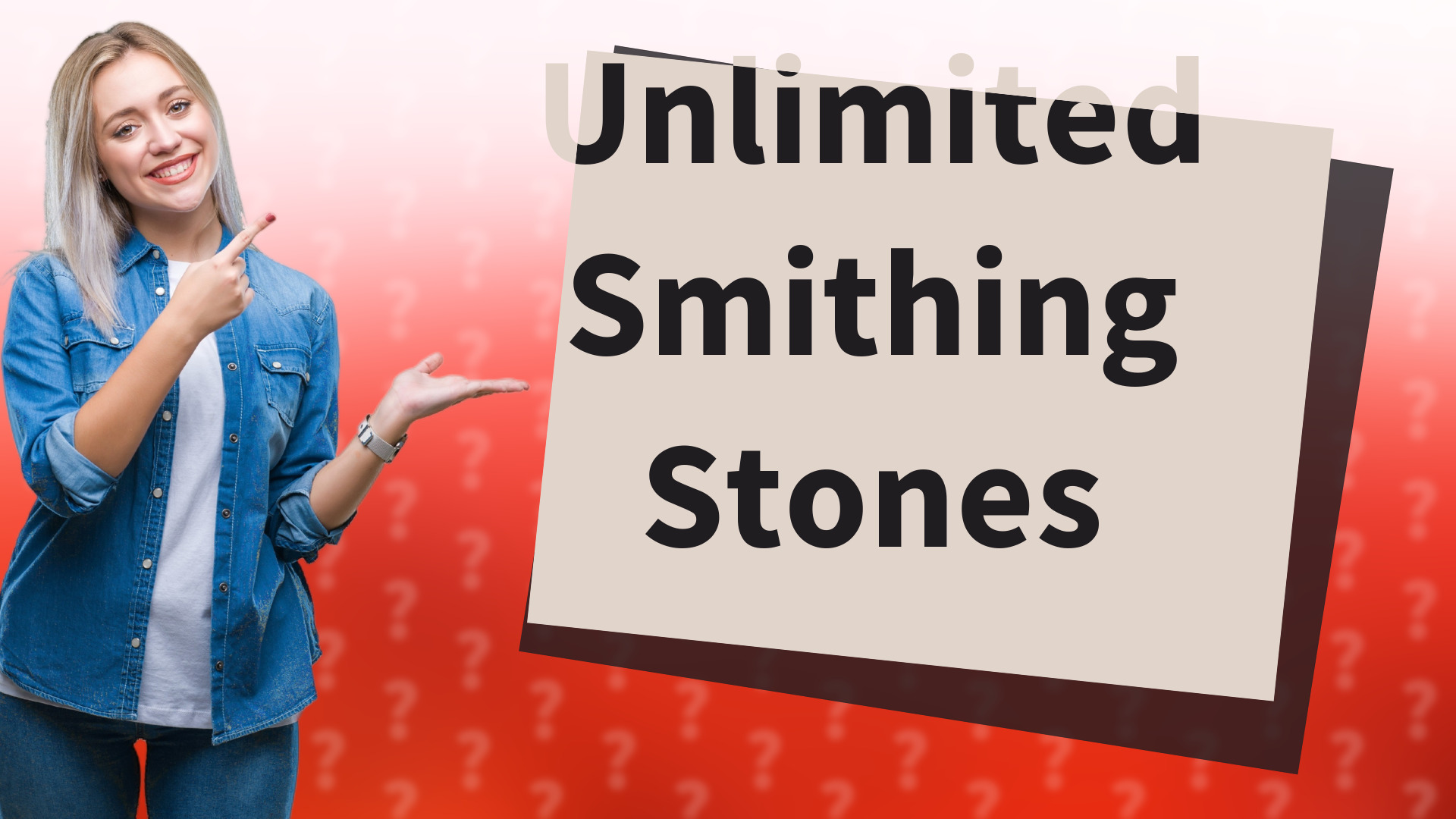 Unlimited Smithing Stones