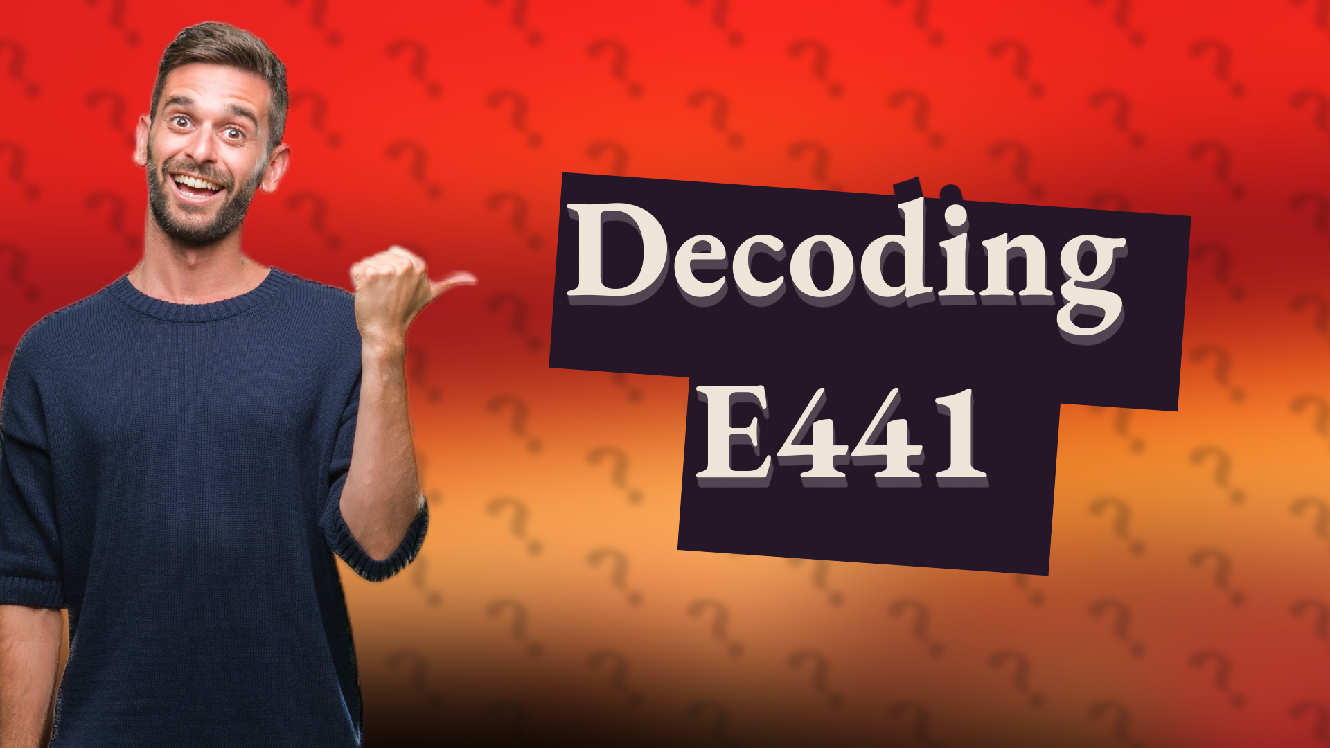 Decoding E441