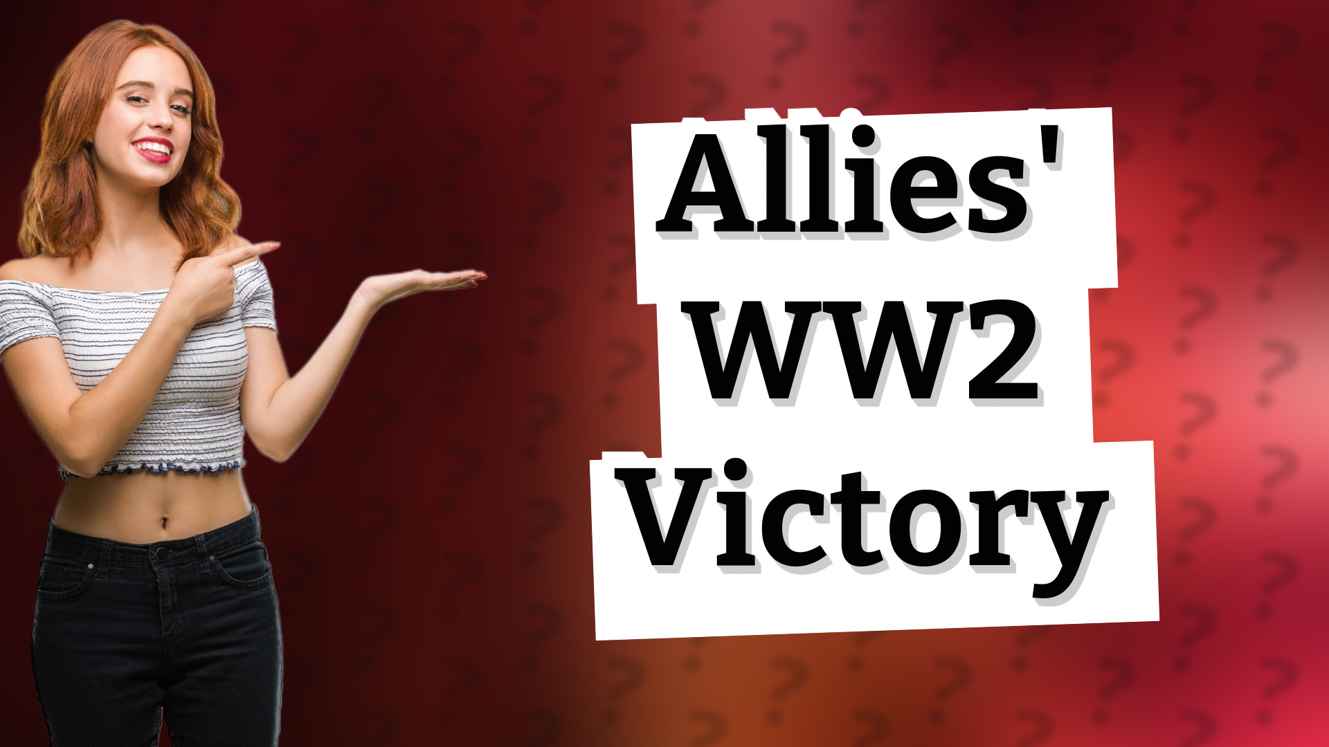 Allies' WW2 Victory