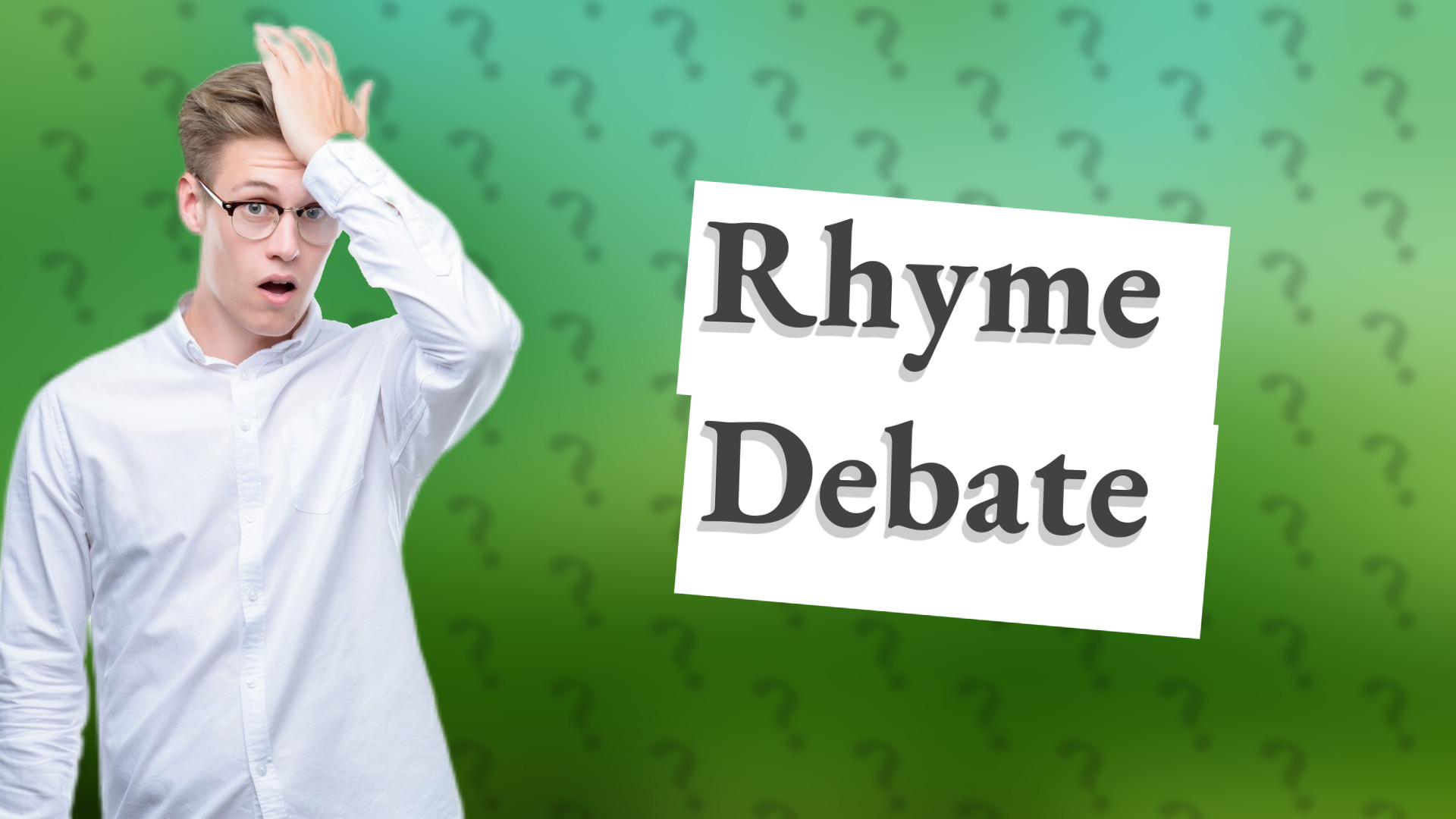 Rhyme Debate
