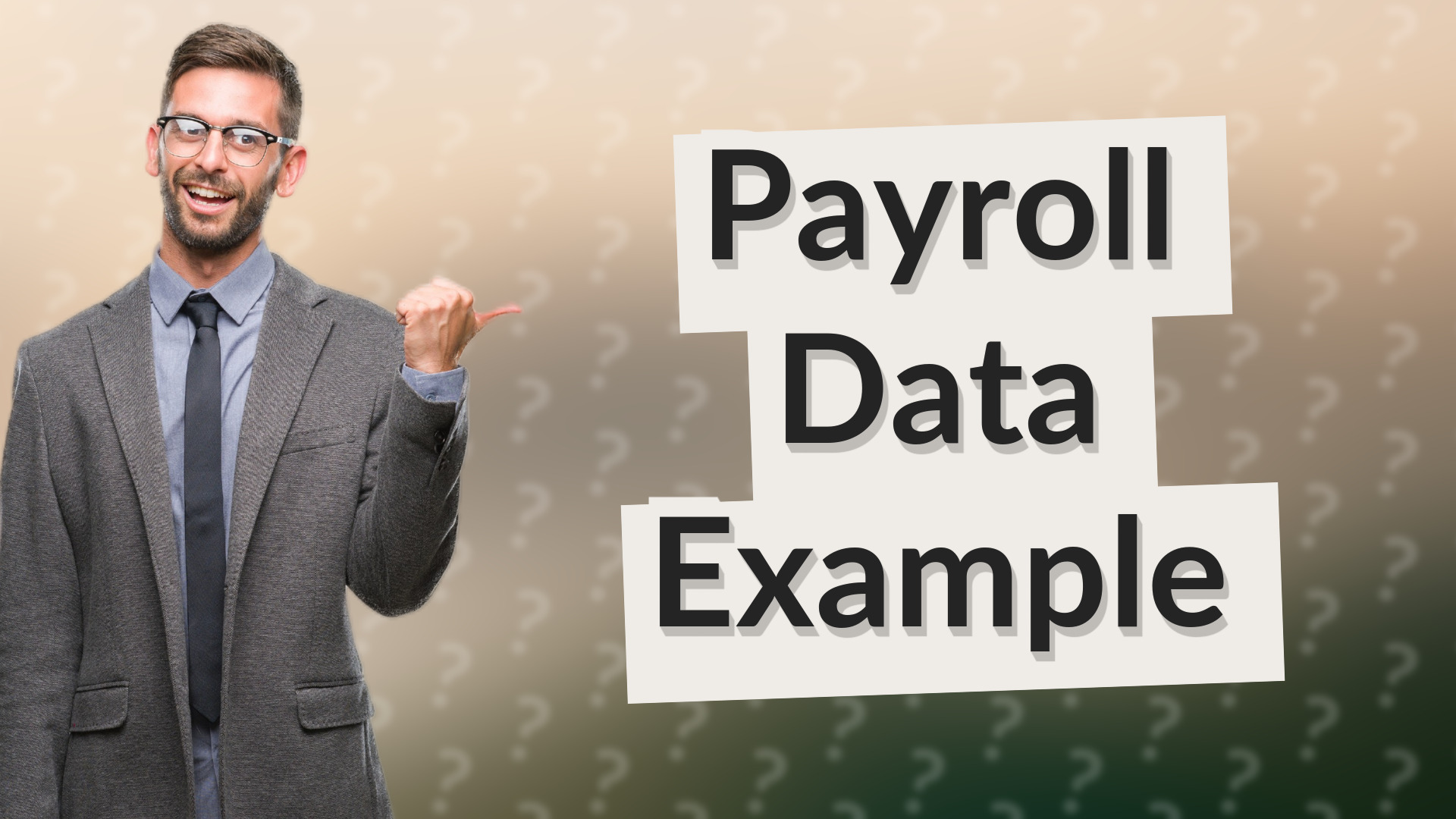 Payroll Data Example