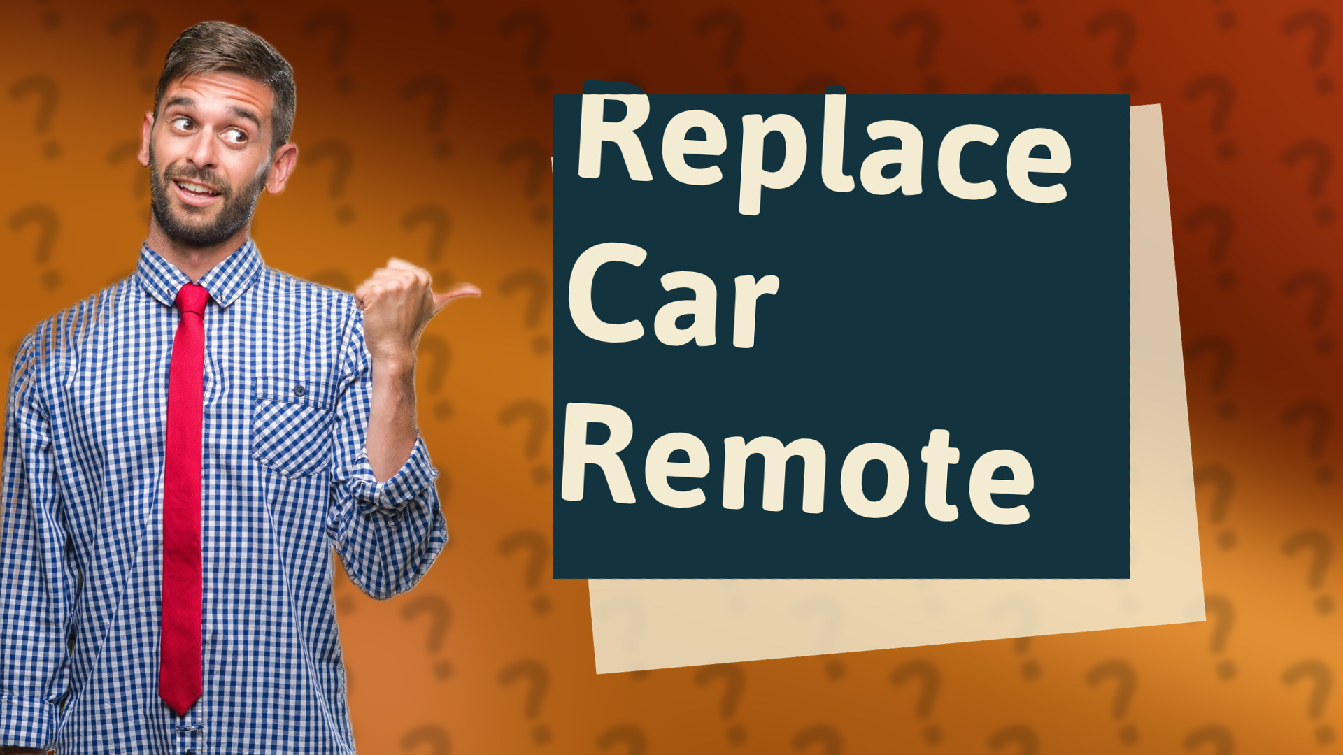 Replace Car Remote