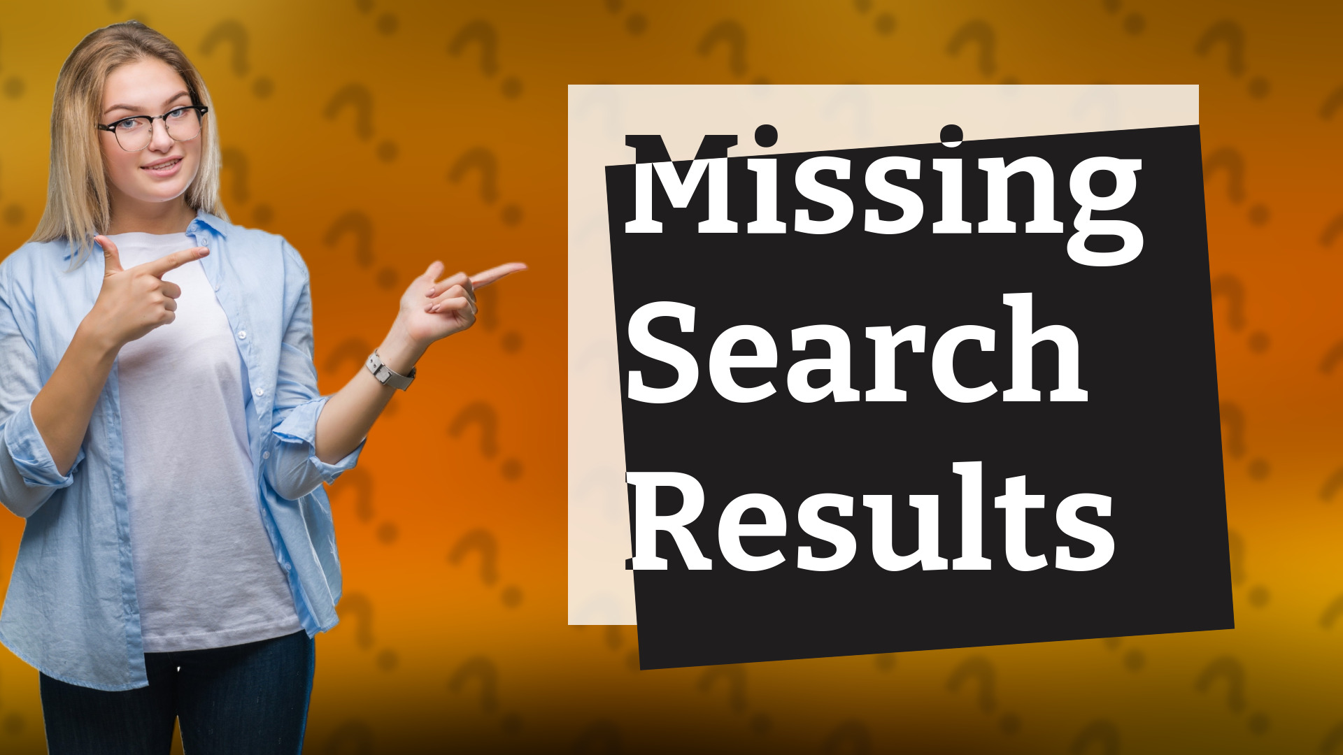 Missing Search Results