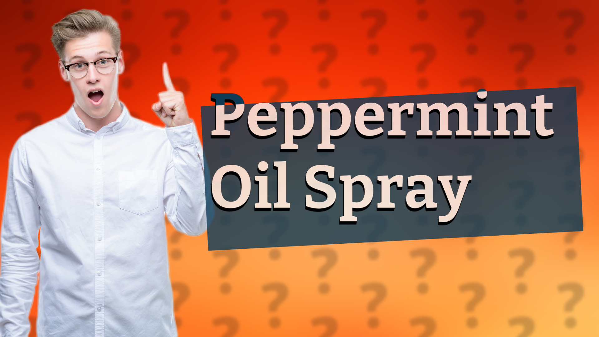 Peppermint Oil Spray