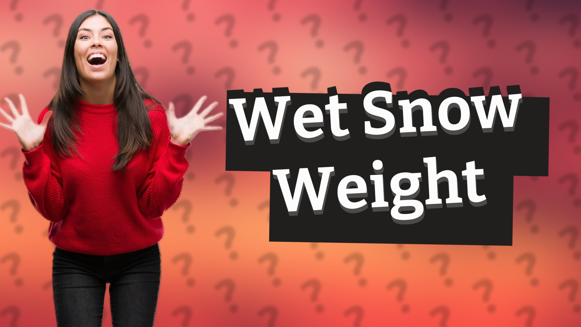 Wet Snow Weight