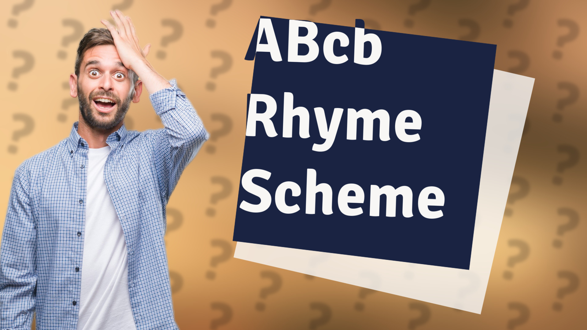 ABcb Rhyme Scheme