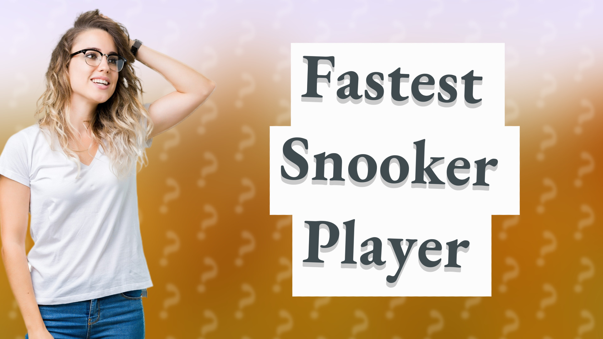 Fastest Snooker Player