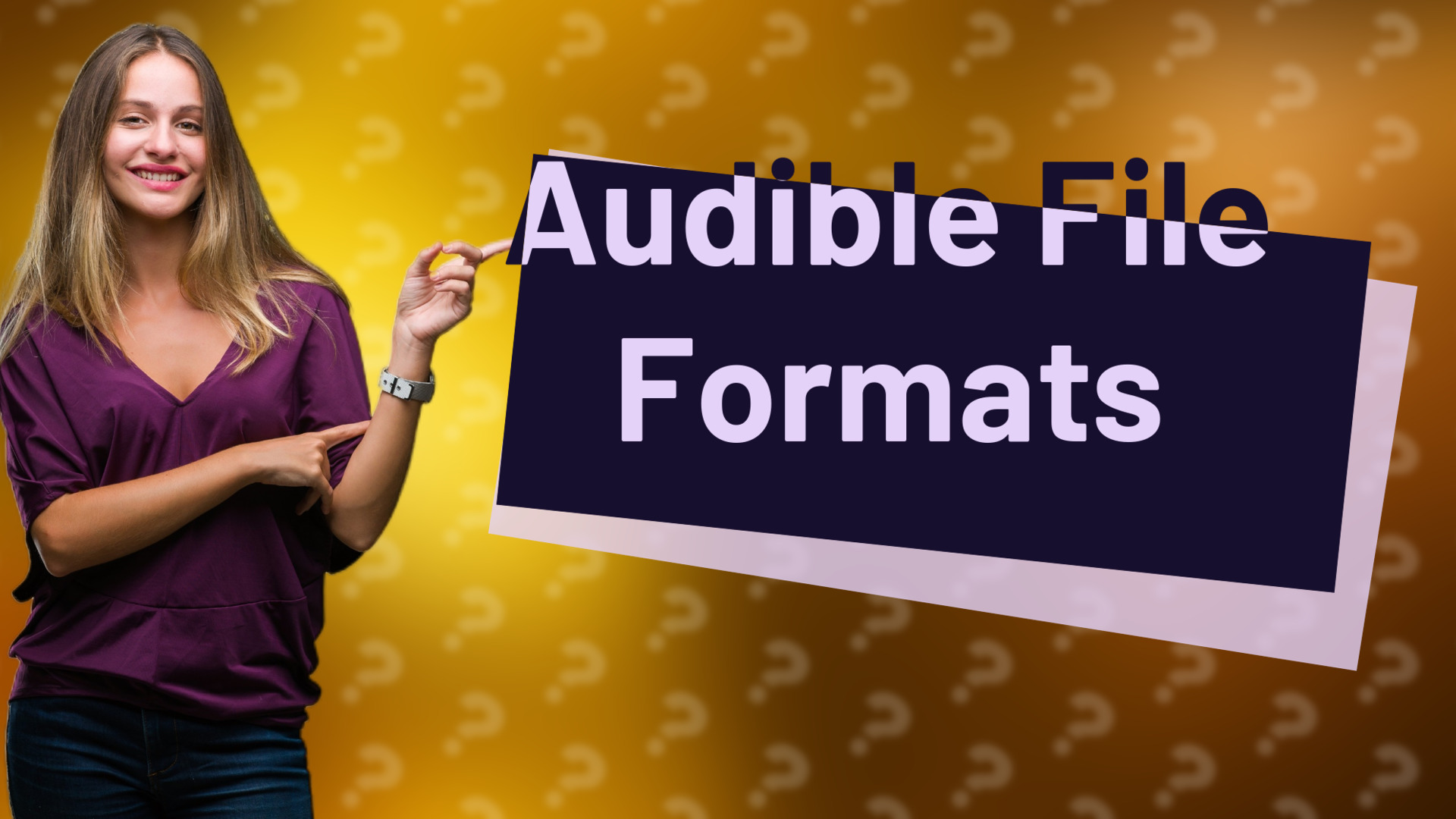 Audible File Formats
