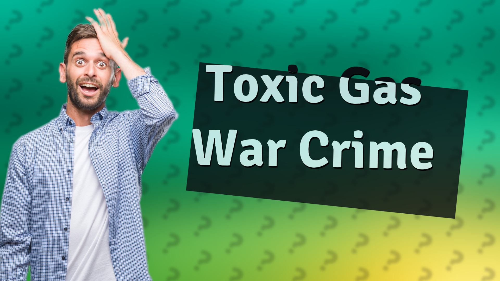 Toxic Gas War Crime