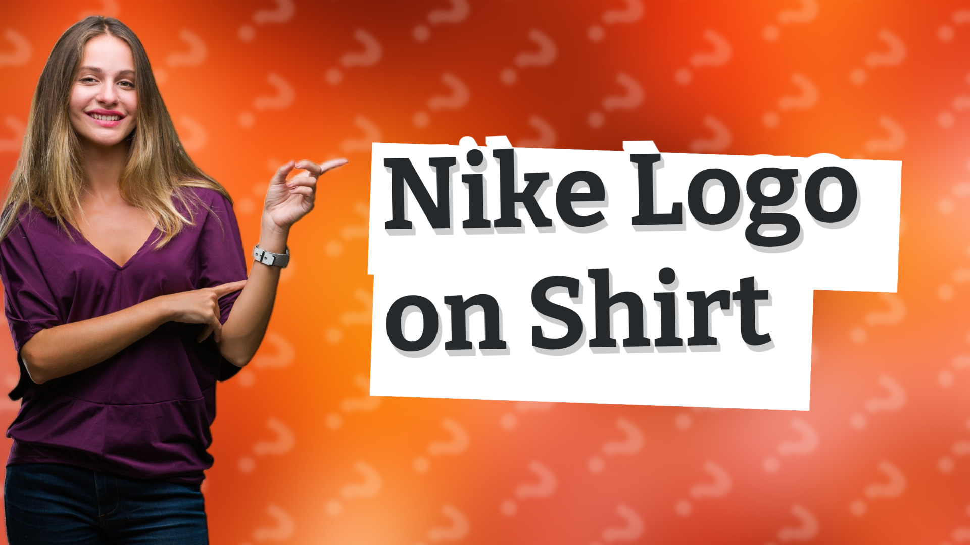 Nike Logo on Shirt