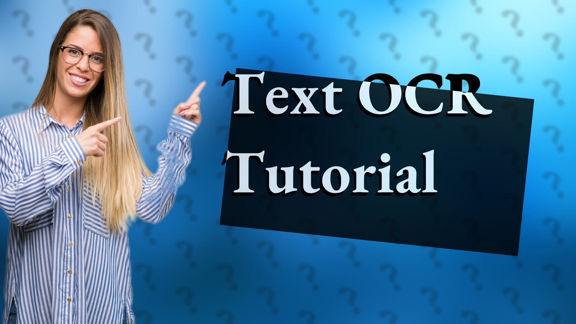Text OCR Tutorial