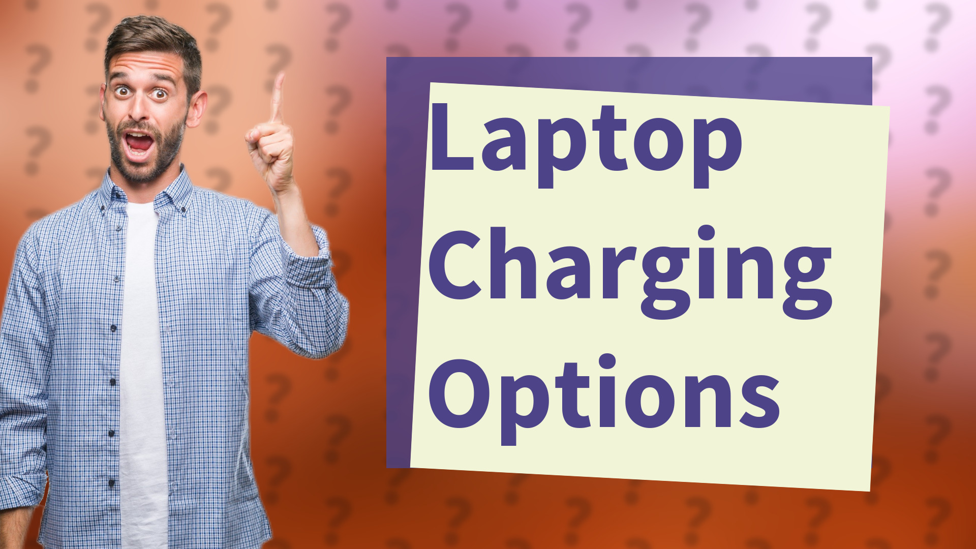 Laptop Charging Options