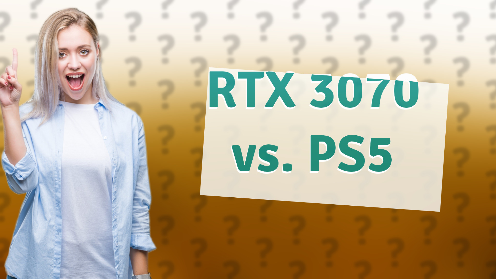 RTX 3070 vs. PS5