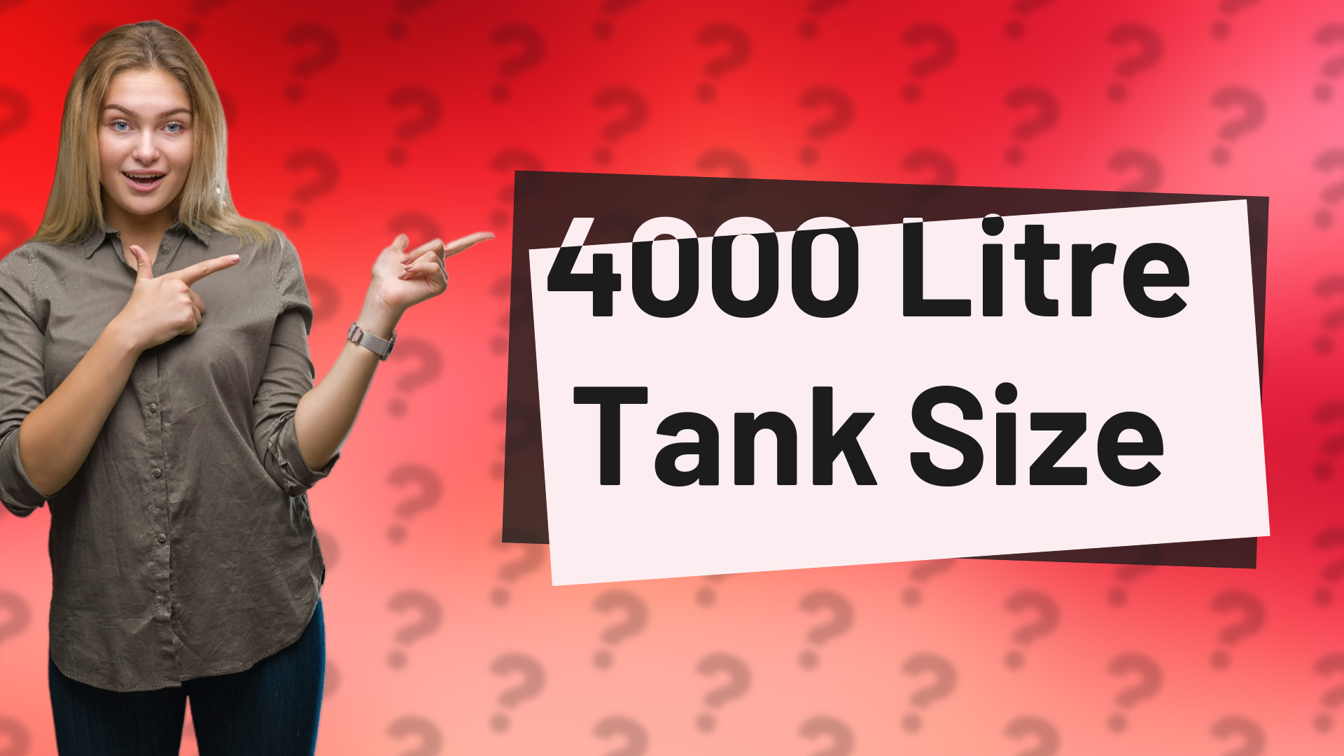 4000 Litre Tank Size