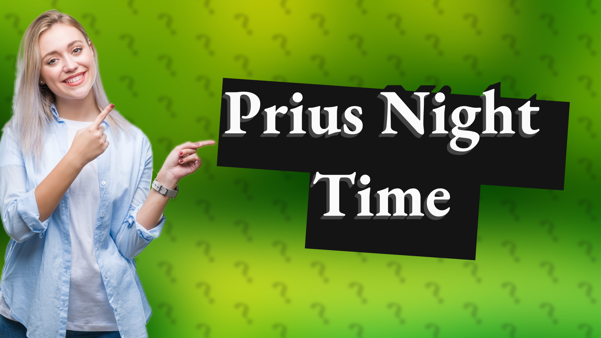 Prius Night Time