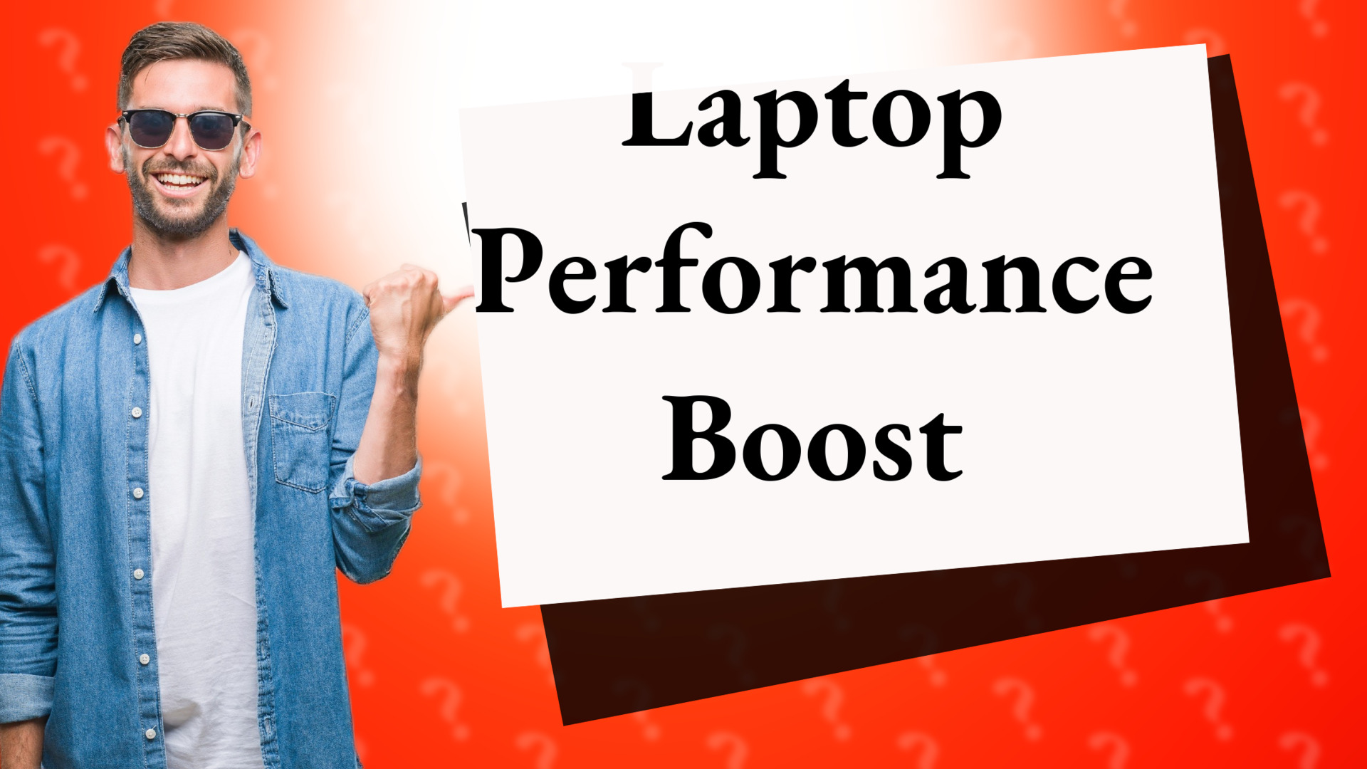 Laptop Performance Boost