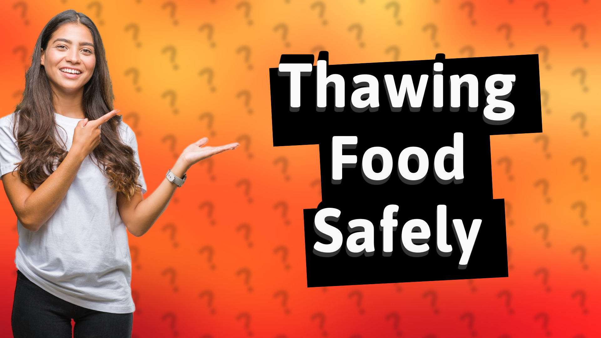 Thawing Food Safely