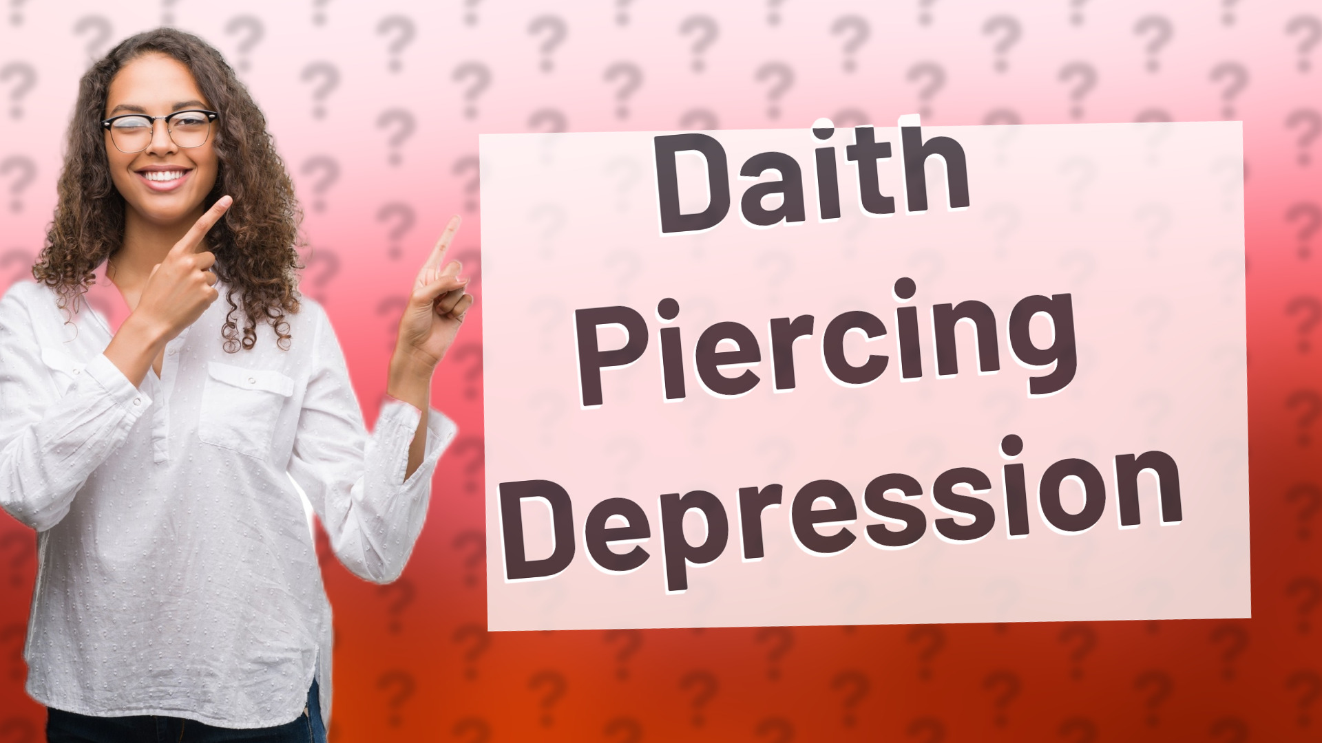 Daith Piercing Depression