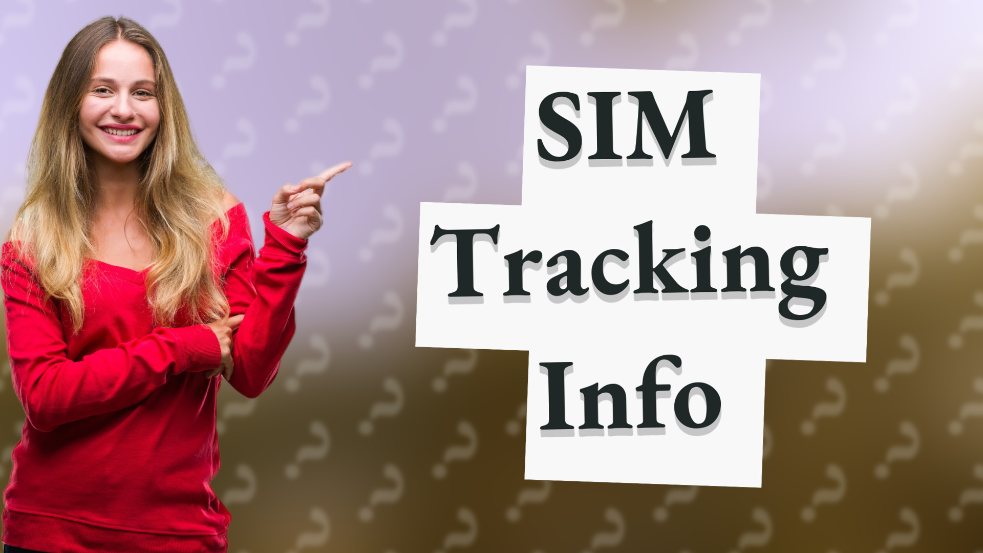 SIM Tracking Info
