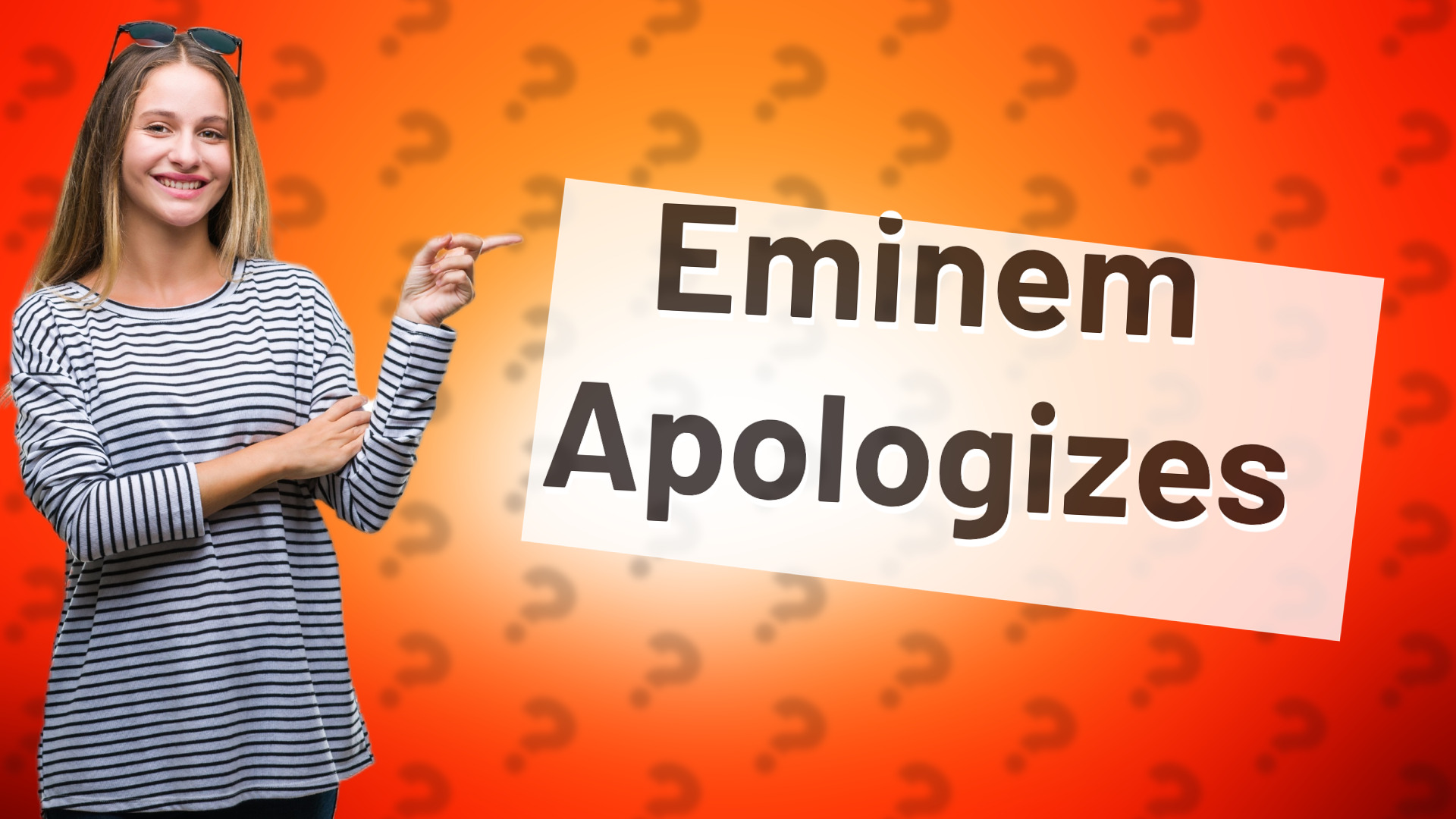 Eminem Apologizes