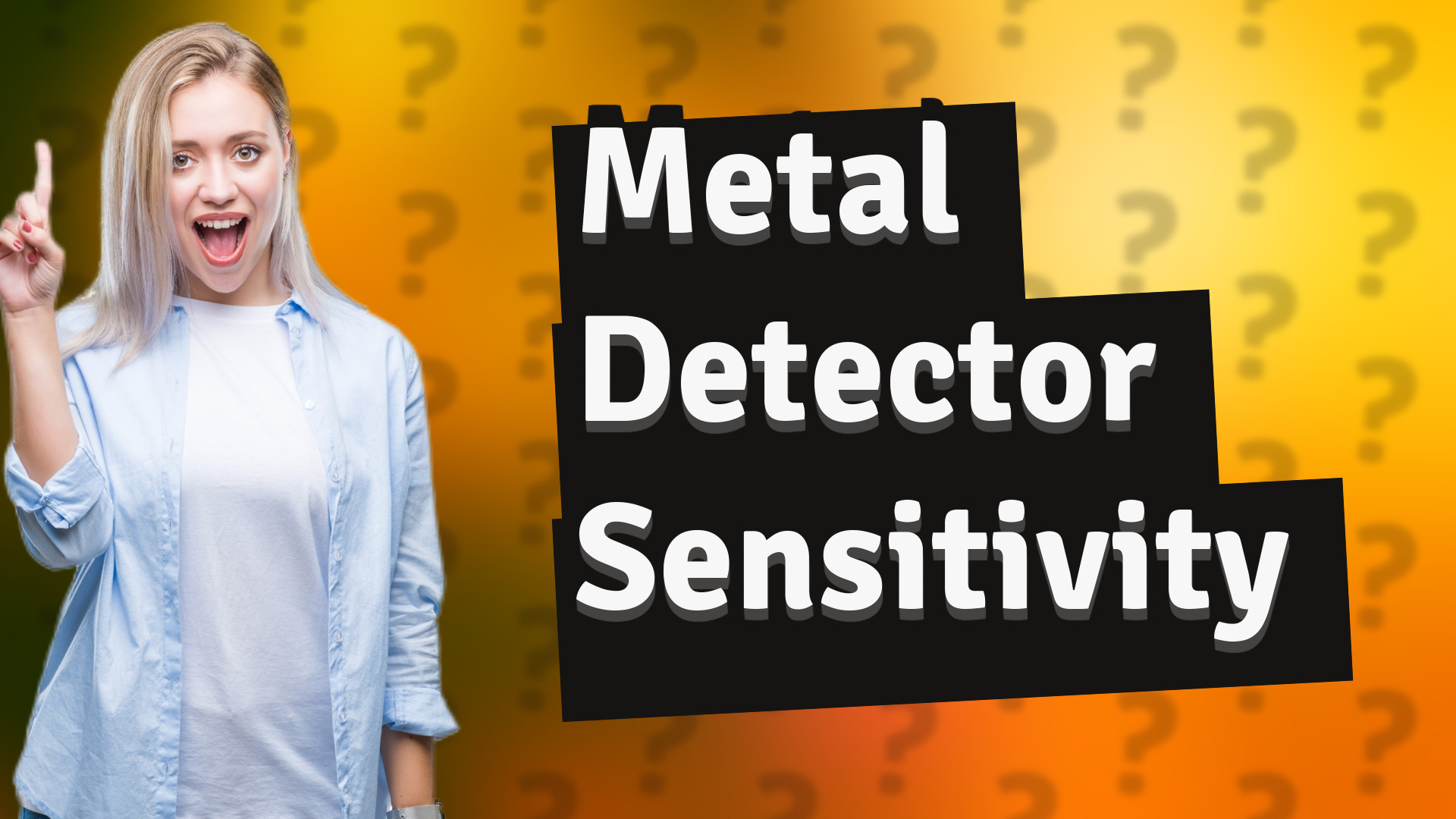 Metal Detector Sensitivity