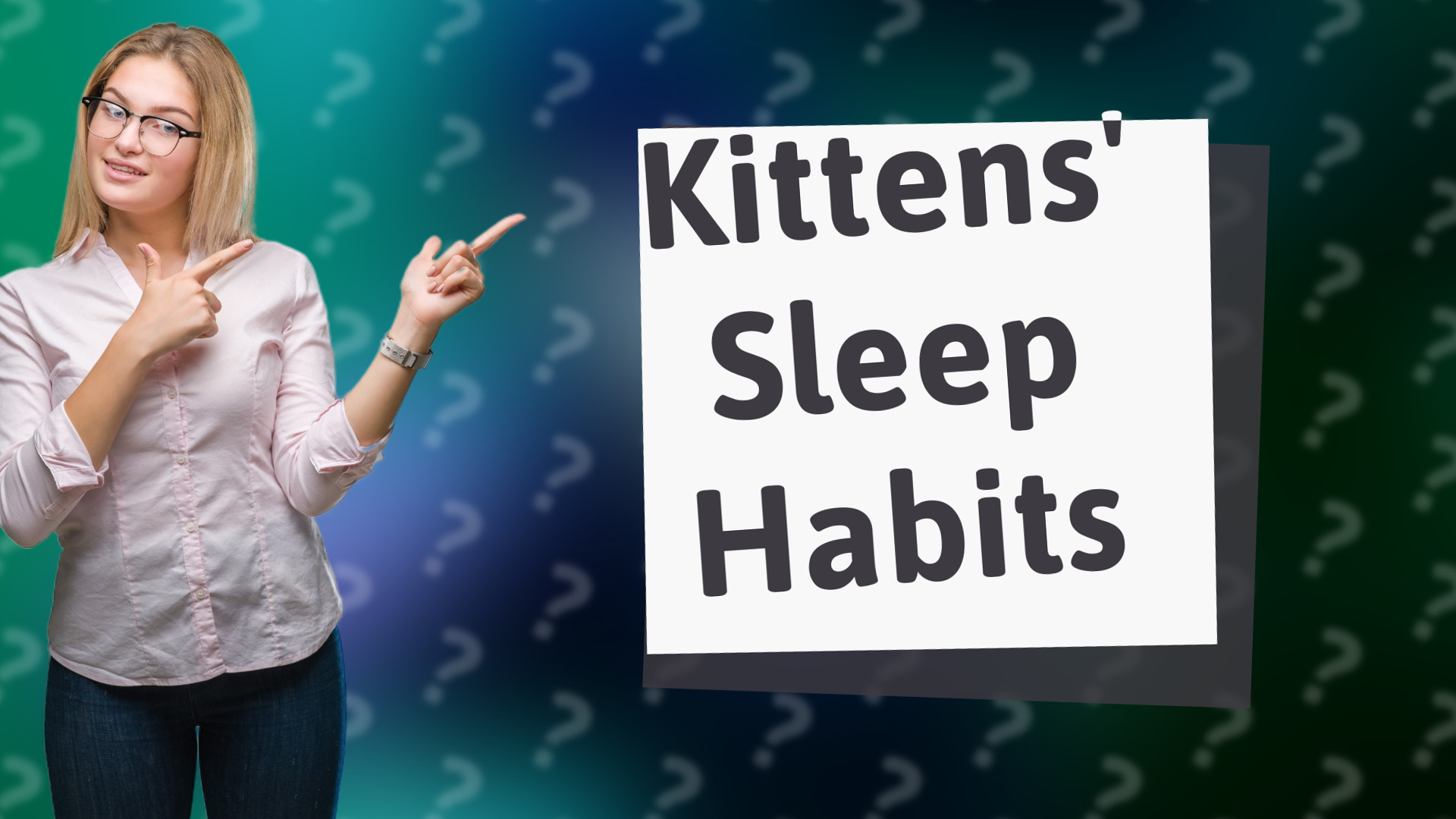 Kittens' Sleep Habits