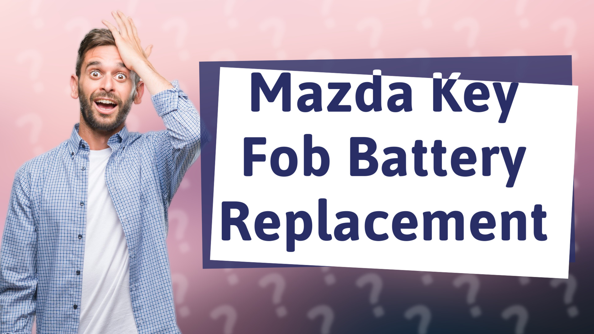 Mazda Key Fob Battery Replacement