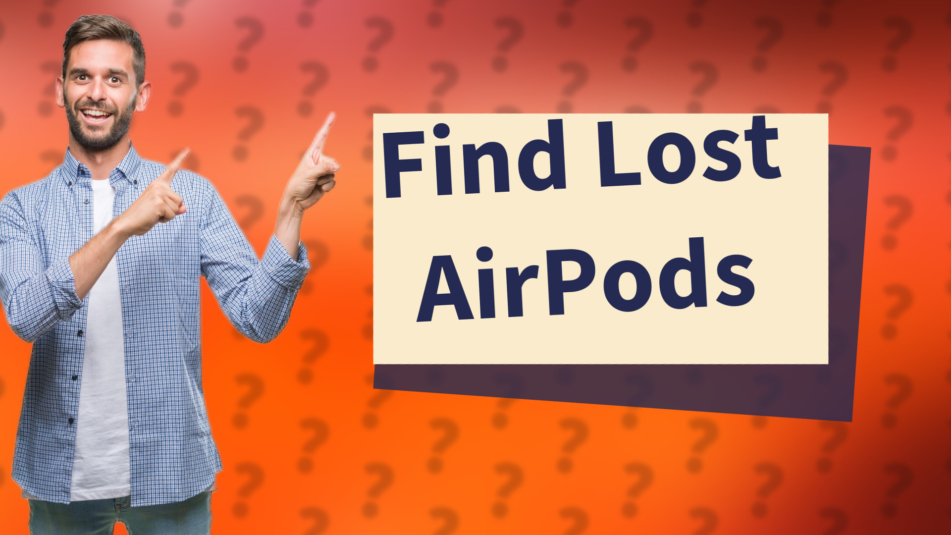 Find Lost AirPods