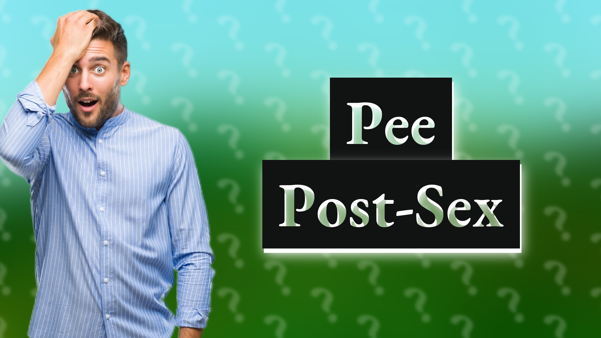 Pee Post-Sex
