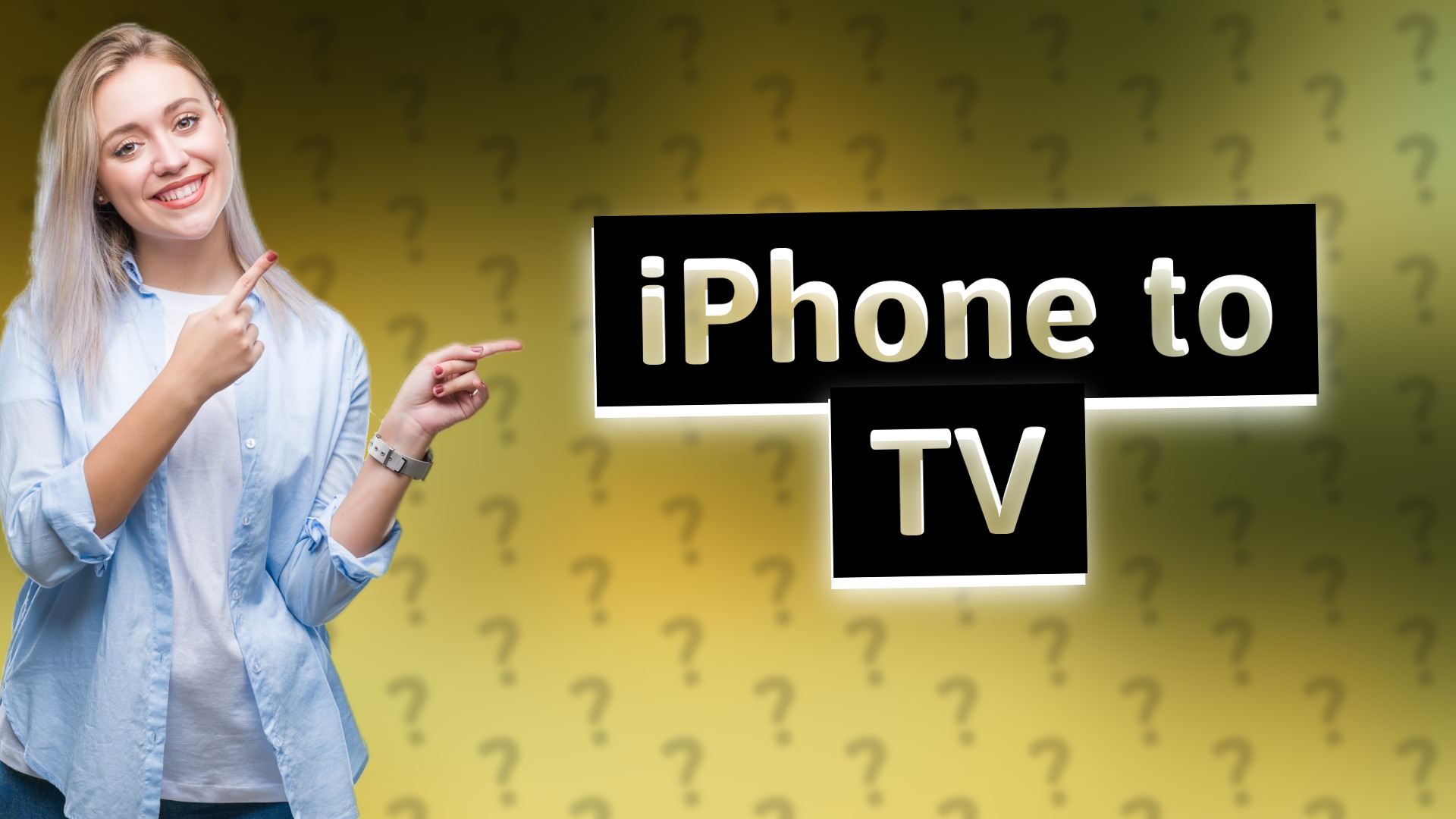 iPhone to TV
