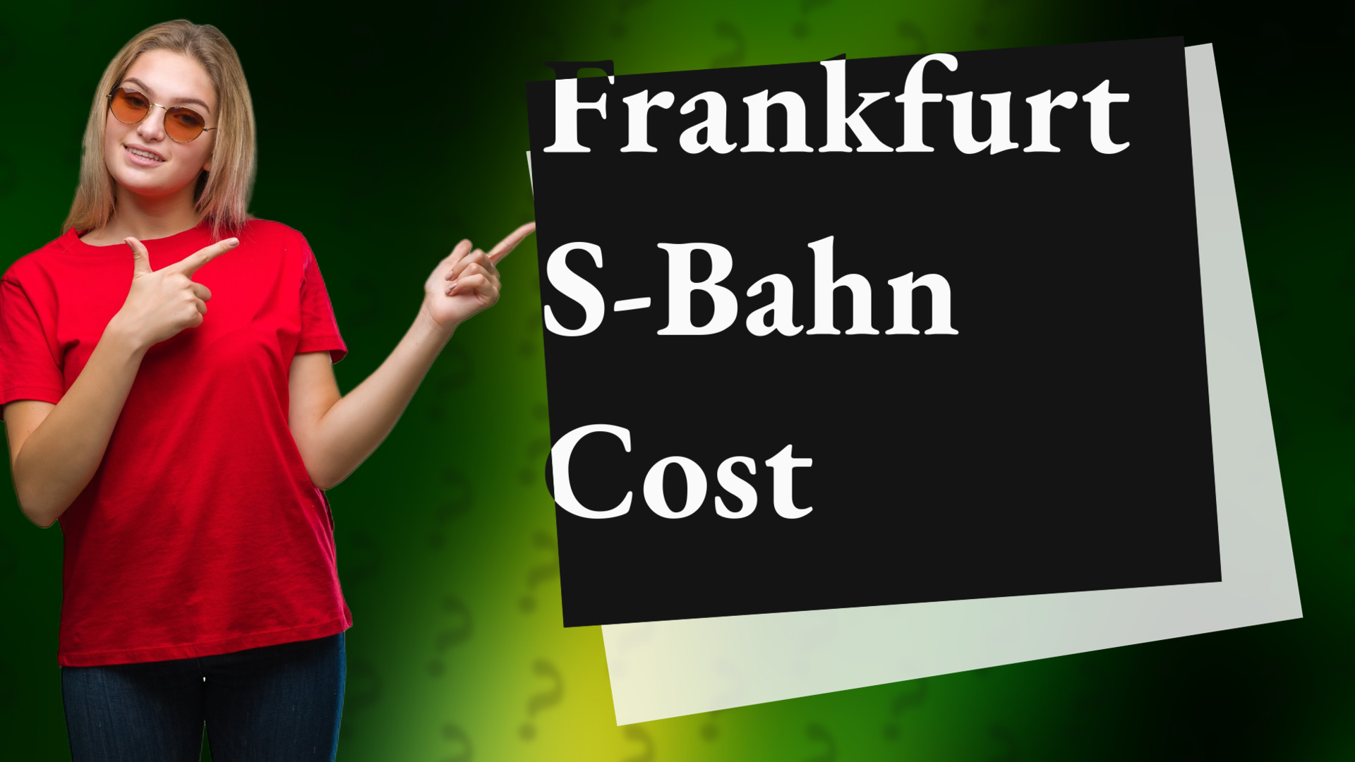 Frankfurt S-Bahn Cost