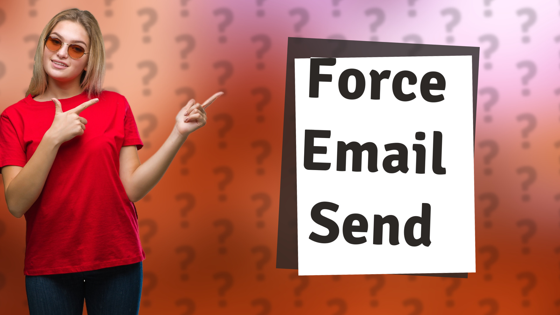 Force Email Send