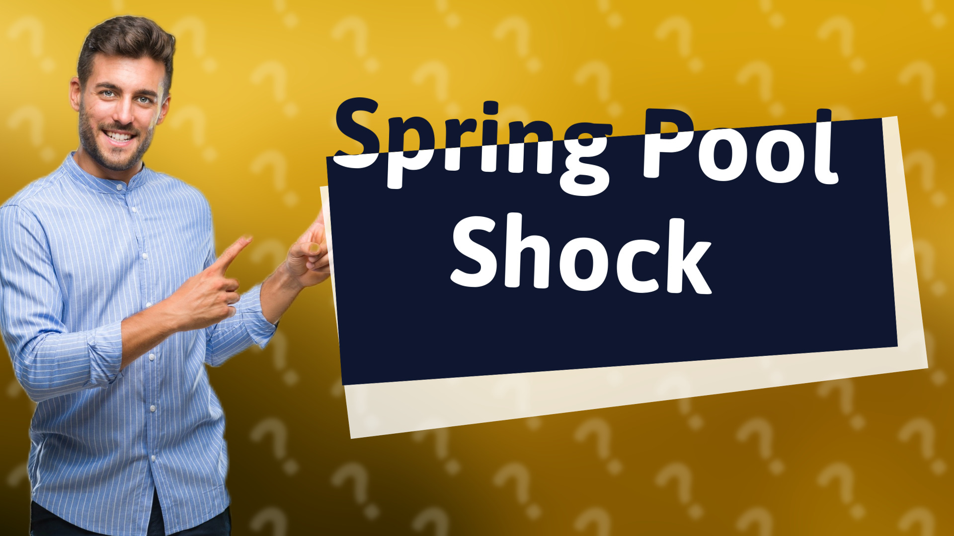 Spring Pool Shock