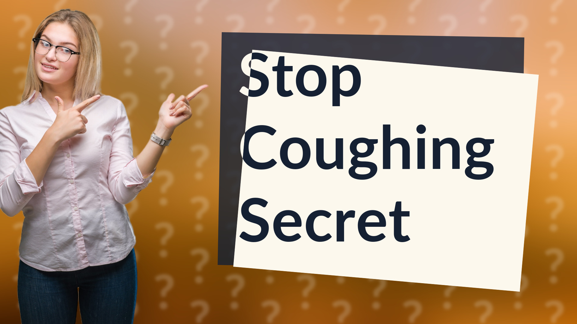 Stop Coughing Secret