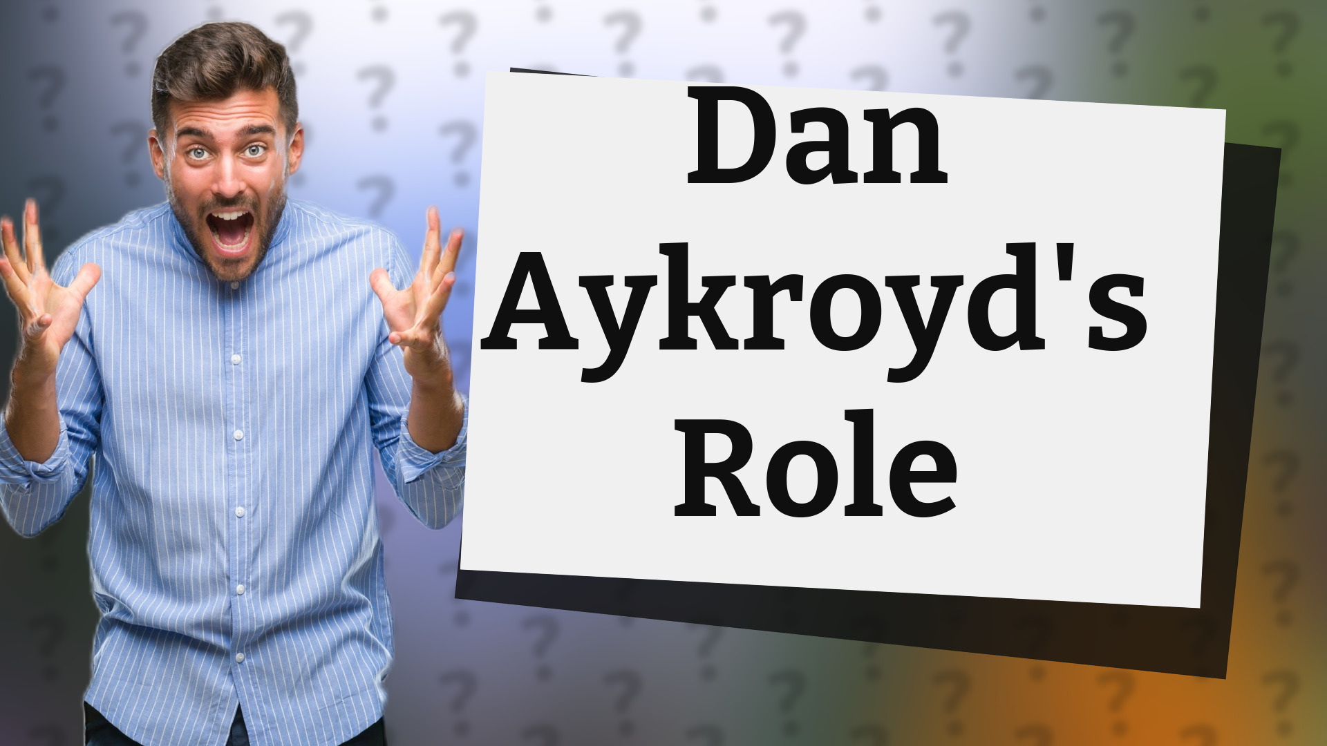 Dan Aykroyd's Role