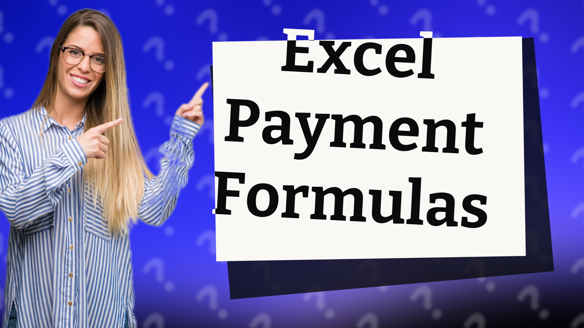 Excel Payment Formulas