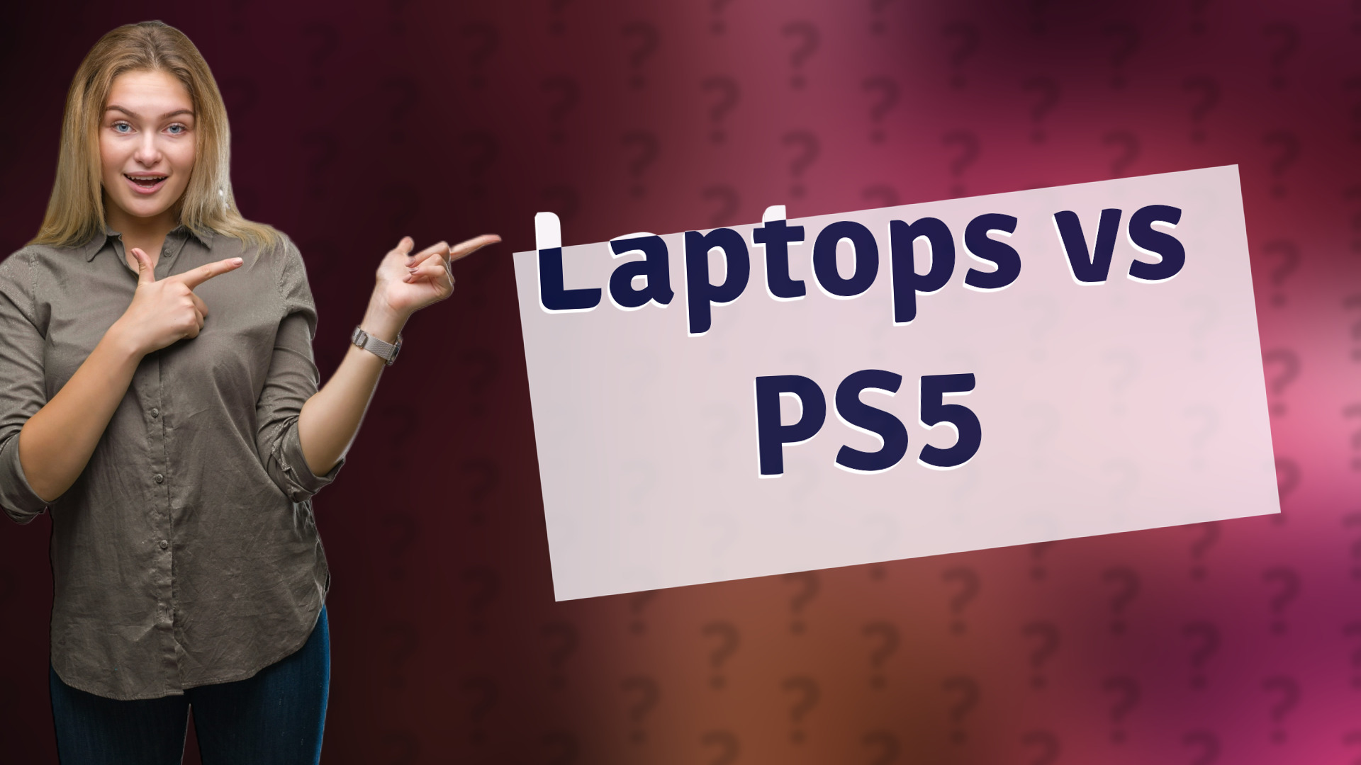 Laptops vs PS5