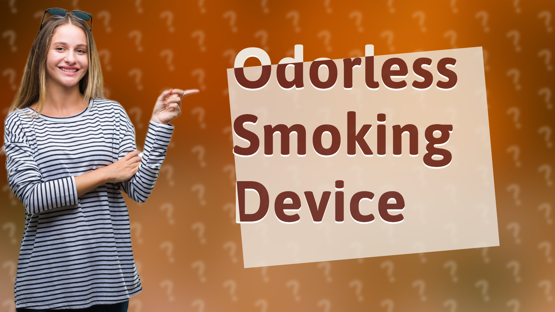 Odorless Smoking Device