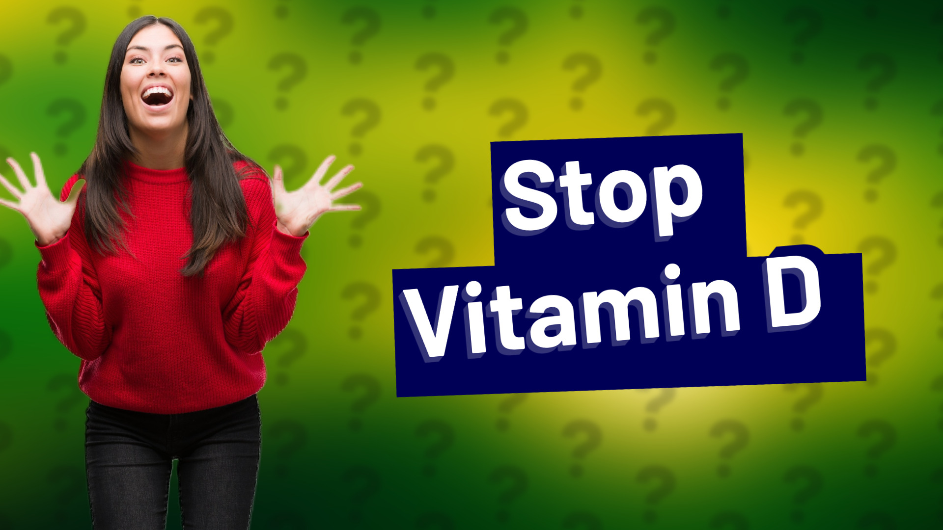 Stop Vitamin D