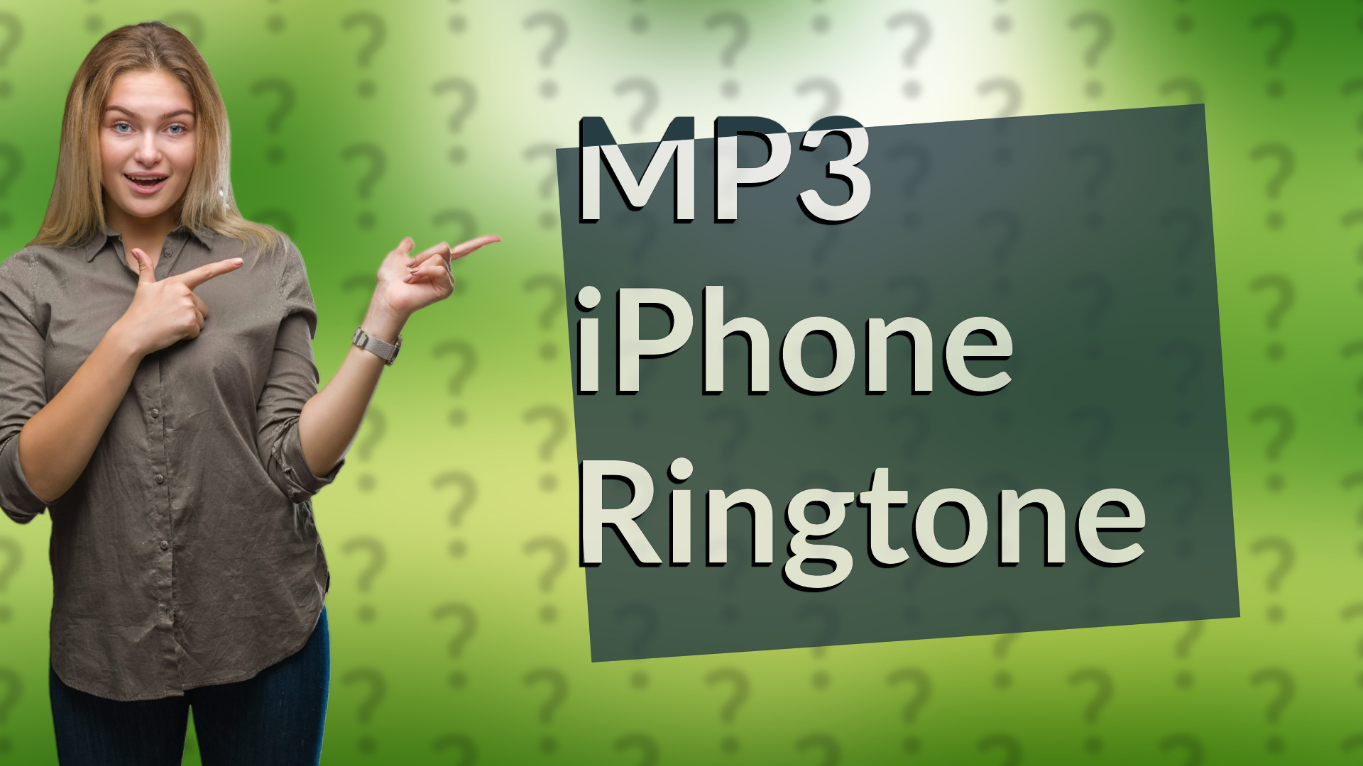 MP3 iPhone Ringtone
